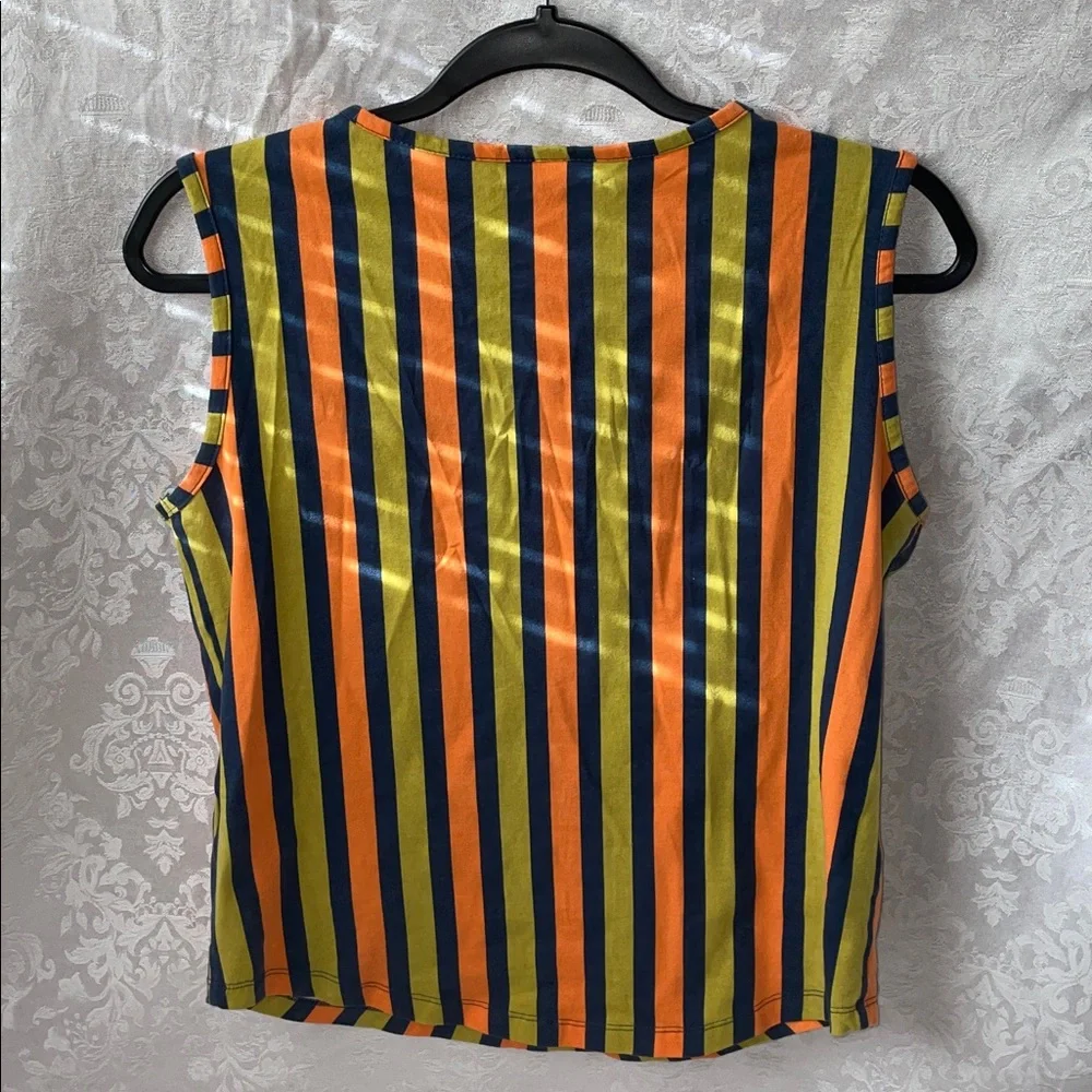 Mata Traders Multicolor Striped Tank Top. Size Small. - Picture 2 of 4